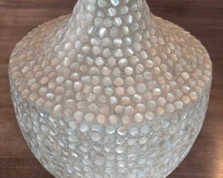 Mother of pearl oval vase