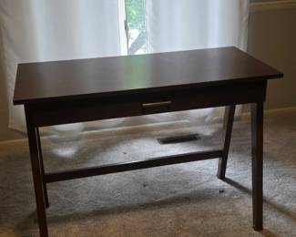 Kate and Laurel McCutcheon midcentury wood desk
