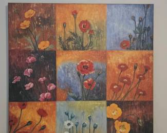 Fern Nine Patch by artist Don Li-Leger - 34.5in x 35.5in