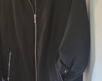 Womens Black Hooded Jacket third image