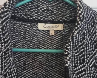 Cocogio Geometric Knit Cardigan Coat second image