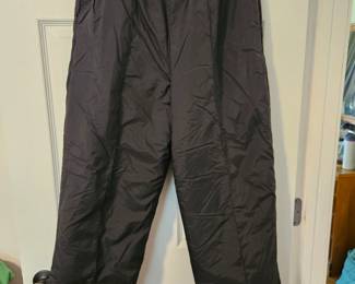 Black Nylon Track Pants B