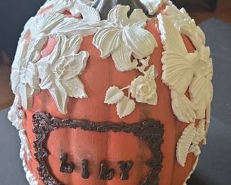 Decorative Pumpkin Figurine