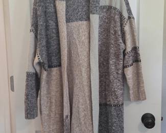 Colorblock Knit Cardigan