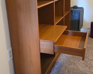 Jesper Teak Bookcase with Drawer third image