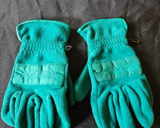 Teal Fleece Gloves