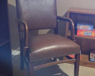 Vintage Leather Armchair second image