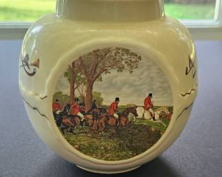 Burgess Leigh Hunting Scene Tea Jar second image