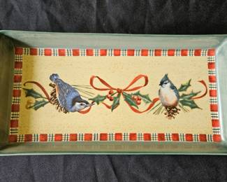 Winter Greetings Serving Tray