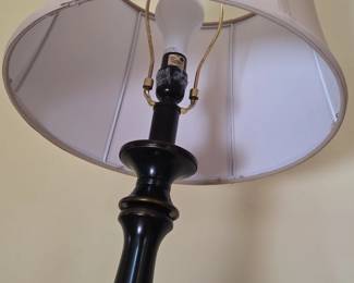 Dark Spindle Floor Lamp second image