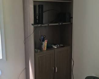 Tall Bookcase with Cabinet