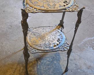 Ornate Cast Iron Plant Stand