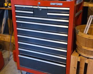 Red Craftsman Rolling Tool Chest