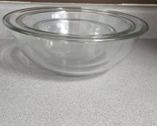 Glass Mixing Bowls Set