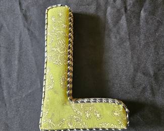 Decorative Letter L Pillow