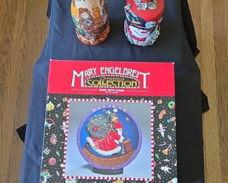 Mary Engelbreit Bowl, Stand, Bottle, and Jar