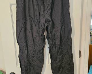 Black Nylon Track Pants C