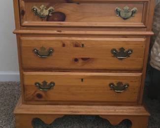 Pine Drawer Bedside Table