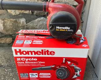 Homelite gas powered blower/vac