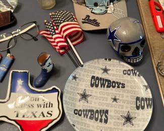 Dallas Cowboys ballcap and other items