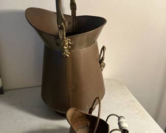 Copper coal hods