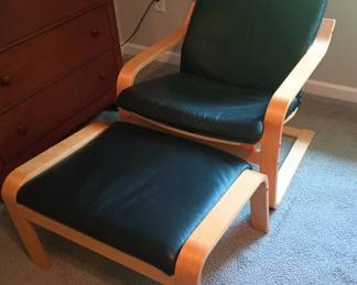 Unique chair and footstool