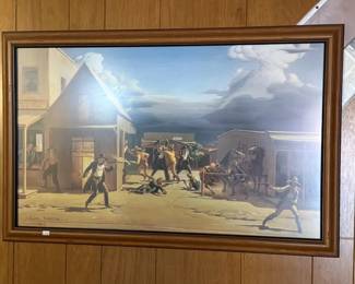 Historically Accurate Gunfight at the OK Corral Print