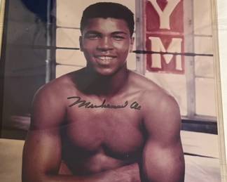 Muhammad Ali Autographed Photo