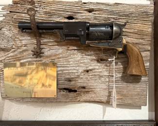 Reproduction Pistol Award Plaque