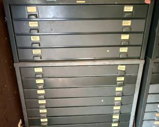 Large Metal Drawer Flat File