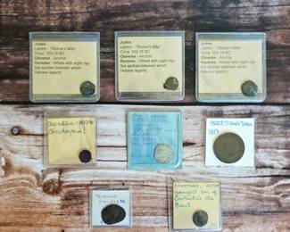 Antique and historical collector coins