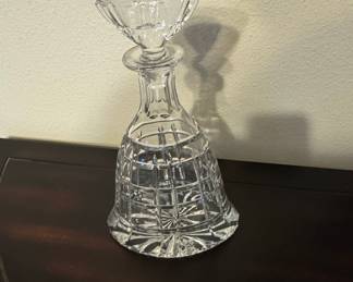 Cut Crystal Decanter with Starburst Base