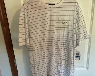Greg Norman Collection Men's Striped Polo Shirt