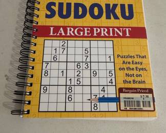 Brain Games Large Print Sudoku Book