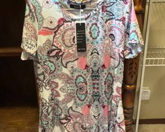 Mirol Paisley Print Tunic Top