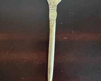 Vintage Solid Brass Horse Head Letter Opener