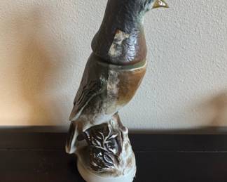1969 Jim Beam "Robin" Ceramic Liquor Bottle