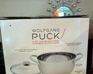 Wolfgang Puck 5-Qt. Stainless Steel Covered Dutch Oven