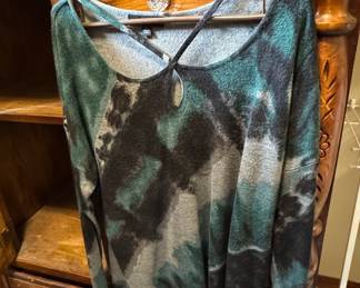 Rock & Republic Women's Tie-Dye Print Sweater