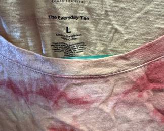 Sonoma Goods for Life "The Everyday Tee" Tie-Dye Long-Sleeve T-Shirt