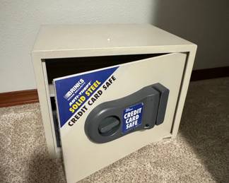 Brinks Home Security Anti-Theft Solid Steel Credit Card Safe