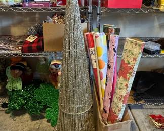 Glitter Cone Christmas Tree Decoration