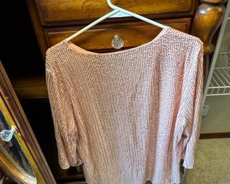 Women's Sequin Blouse