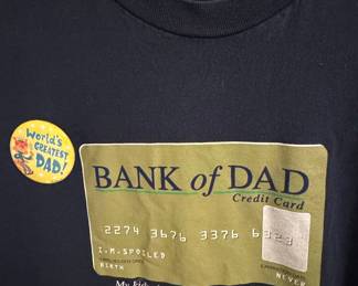 Bank of Dad Credit Card T-Shirt