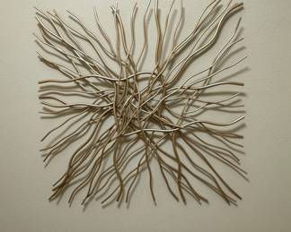 Gold Metal Branching Wall Art Sculpture