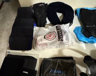 Assorted Medical Support and Comfort Items with Focus on Cold Therapy