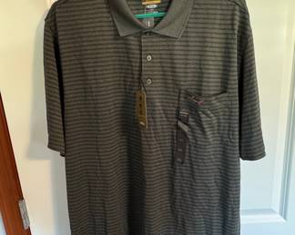 Greg Norman For Tasso Elba "Five Iron" Play Dry Polo Shirt