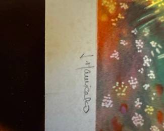 Albert Scaglione "The Flowery Path" Lithograph