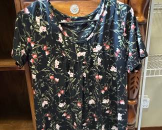 Women's Floral Print Tunic Top
