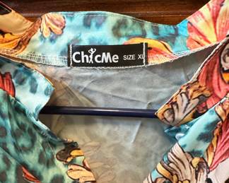 ChicMe Women's Printed Button-Up Shirt